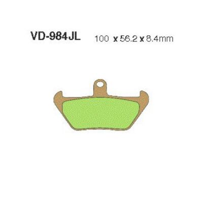 Brzdové destičky VESRAH VD984JL